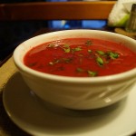 Pomidorų sriuba su sūriu
