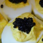 Kiaušiniai su juodaisiais ikrais